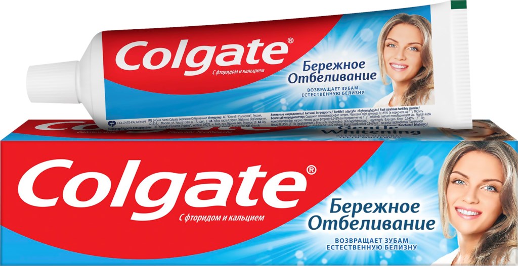 Зубная паста COLGATE Бережное отбеливание, 100мл